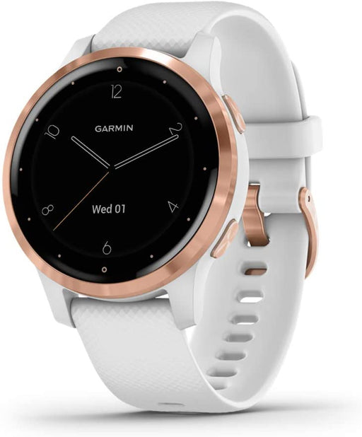 Garmin Vivoactive 4, GPS Smartwatch, Features Music, Body Energy Monitoring, Animated Workouts, Pulse Ox Sensors and More