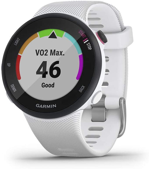 Garmin Forerunner 45S, 39mm Easy-to-use GPS Running Watch with Coach Free Training Plan Support