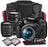 Canon T7 EOS Rebel DSLR Camera with 18-55mm and 75-300mm Lenses Kit & 32GB Dual SD Card Accessory Bundle