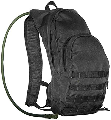 Black Color Hydration Pack Backpack 2.5 Liter (84oz) Bladder for Cycling, Moutain Biking, Snowboarding, Hiking, and Great Outdoors