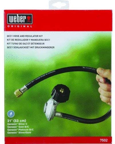 Weber 7502 Hose and Regulator Kit (21-Inch),Assorted