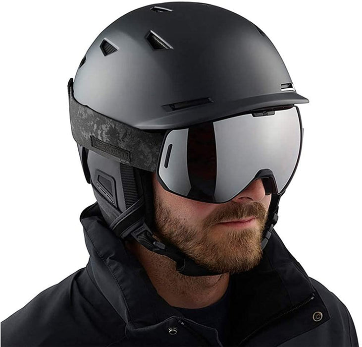 Salomon S/MAX Unisex OSFA Skiing Snowboarding Goggles w/ 1 Extra Lens, Black