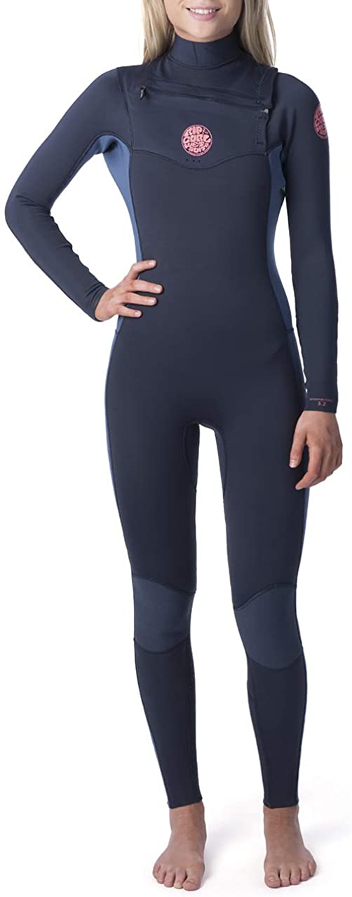 Rip Curl Dawn Patrol Wetsuit | Women’s Neoprene Full Suit Chest Zip Wetsuit for Surfing, Watersports, Swimming, Snorkeling | Designed for Durability | 3/2mm