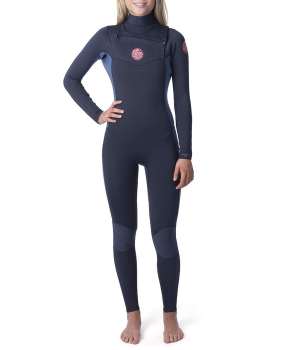 Rip Curl Dawn Patrol Wetsuit | Women’s Neoprene Full Suit Chest Zip Wetsuit for Surfing