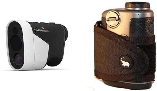 Garmin Approach Z80, Golf Laser Range Finder & STICKIT Magnetic Rangefinder Strap | Classic Series, Black | Nylon Strap with Magnets for Strong Hold of Golf Laser Rangefinders to Carts