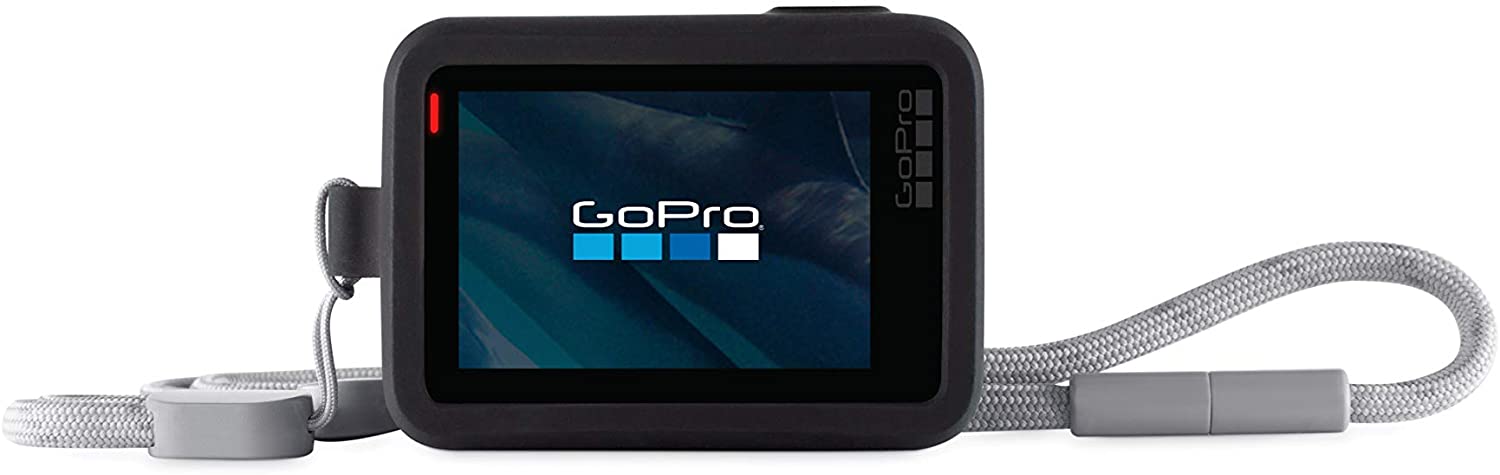 GoPro Sleeve + Lanyard in Blackout (HERO7 Black/HERO7 Silver/HERO7 White/HERO6 Black/HERO5 Black) - Official GoPro Accessory