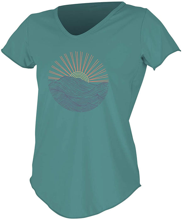 O'Neill Women's Shortsleeve Graphic Scoop Neck Sun Shirt