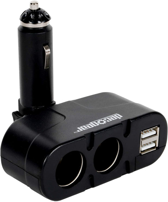 Garmin RV 1090 10" RV GPS Navigator (010-02425-05) w/ 10" Case Hard Shell & Dual DC12V/24V Electronic Multifunction Car Socket Cigarette Lighter USB Ports Bundle