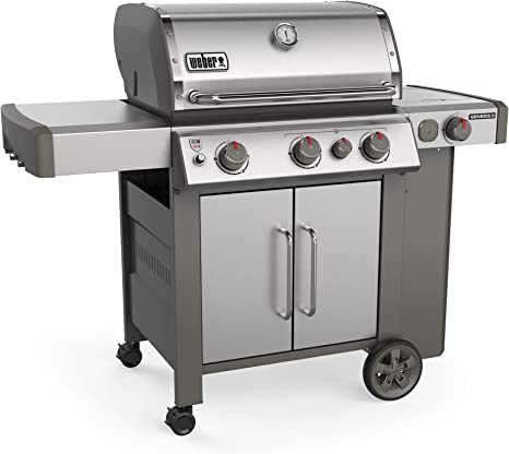 Weber Genesis II S-335 3-Burner Liquid Propane Grill, Stainless Steel