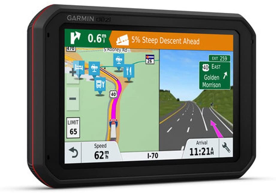 Garmin dezlCam 785 LMT-S GPS Truck Navigator with Built-in Dash Cam (010-01856-00) with Accessories Bundle Includes, Hard EVA Case with Zipper, 7-inch and 1 Piece Micro Fiber Cloth