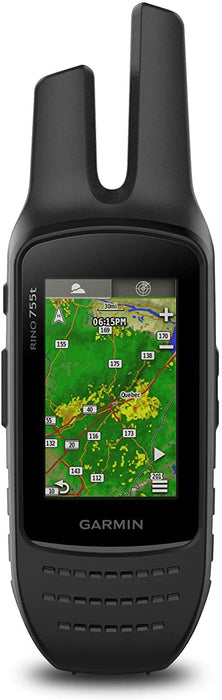 Garmin Rino 755t GPS with Radio Canada with TOPT Canda Black