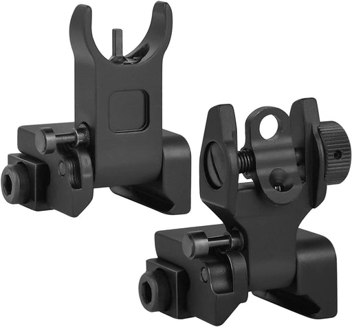 MARMOT Flip Up Iron Sights A2 Front Sight & Rear Sight for Gun Rifle Handgun