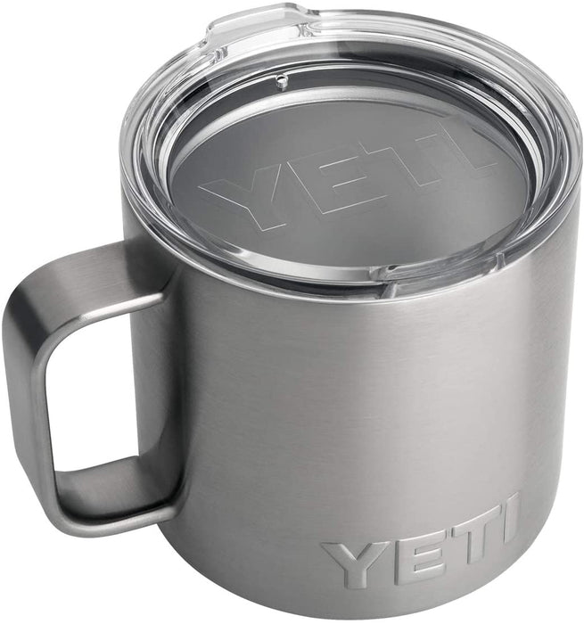 YETI Rambler 14 oz Mug, Stainless Steel