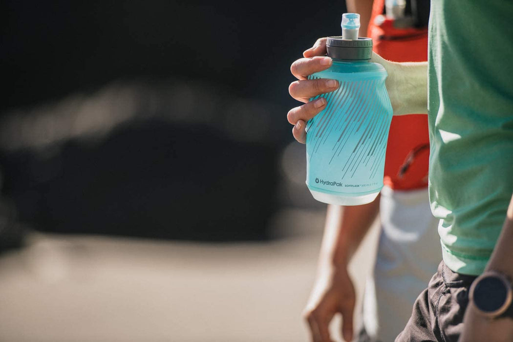 Hydrapak SoftFlask - Lightweight Handheld Running & Hiking Collapsible Water Bottle - (750 or 500 ml)