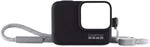 GoPro Sleeve + Lanyard [Black] +SanDisk 64GB Extreme UHS-I microSDXC Memory Card + Brown Spike Mount for Gopro