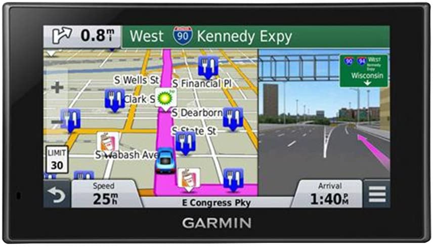 Garmin Nuvi 2689LMT 010-01188-02 North America 6" Bluetooth Voice Activated, Lifetime Maps and Traffic USA Canada Mexico Maps GPS Essentials Bundle Includes Dual Socket Cigarette Adapter & More