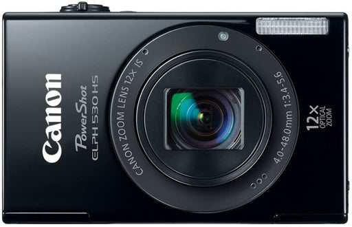 Canon PowerShot ELPH 530 HS 10.1 MP Wi-Fi Enabled CMOS Digital Camera with 12x Optical Image Stabilized Zoom 28mm Wide-Angle Lens with 1080p Full HD Video and 3.2-Inch Touch Panel LCD (Black) (Discontinued by Manufacturer)