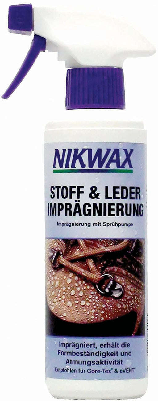 Nikwax Unisex_Adult Stoff&Leder Imprägnierung Spray 300mlVPE12 Shoe Imprint