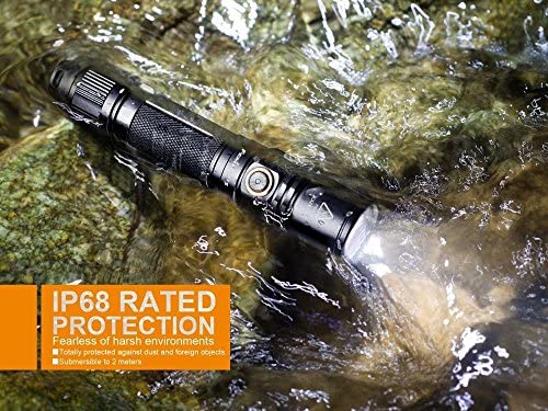 Fenix PD35 V2.0 1000 Lumen 2018 Tactical Flashlight with 2 X Rechargeable Batteries, are-X2 Charger and 2 X EdisonBright CR123A Batteries