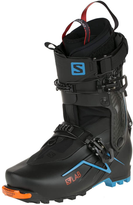 Salomon S/Lab X-Alp Alpine Touring Ski Boot Black/Carbon/Transcend Blue, 27.5