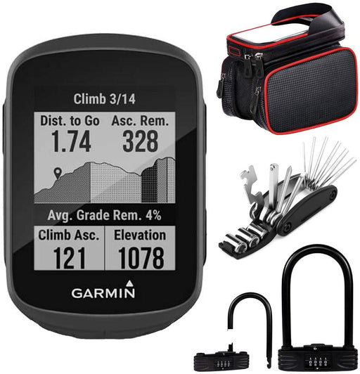 Garmin Edge 130 Plus (Device Only) - (010-02385-00) with Bike Tool and Accessory Bundle