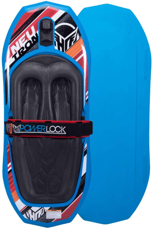 HO Skis Towable Neutron Continuous Rocker Easy Up Handle Hook Kneeboard with Orthotic Knee Pad