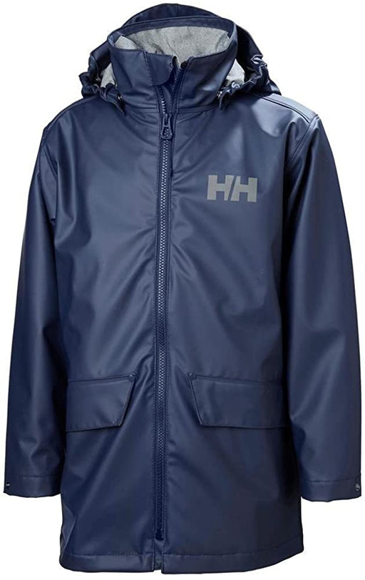 Helly-Hansen Juniors Skudenes Waterproof Hooded Rain Jacket