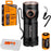 Fenix E18R 750 Lumen Ultra Compact Rechargeable Flashlight with Rechargeable Battery & LumenTac Battery Organizer