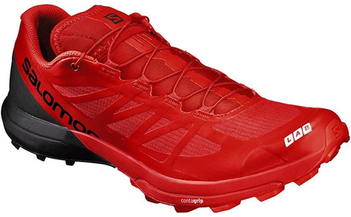 Salomon S-Lab Sense 6 SG Trail Running Shoe,Racing Red/Black/White,US 13 M