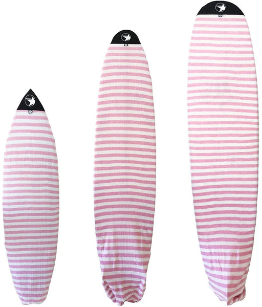 PAMGEA Surfboard Sock Cover (Pink) - Lightweight Board Bag (Shortboard, Longboard