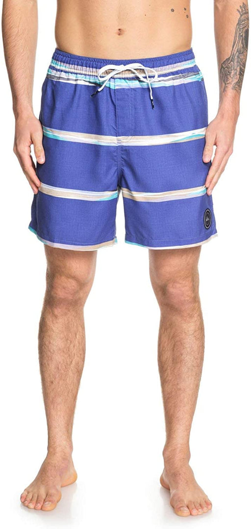 Quiksilver Mens Dunes Stripes Volley 17 Nb Swim Shorts