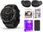 Garmin Fenix 6 Pro Sapphire Multisport Smartwatch (Carbon Gray DLC/Black Band) Performance Bundle (4 Items)