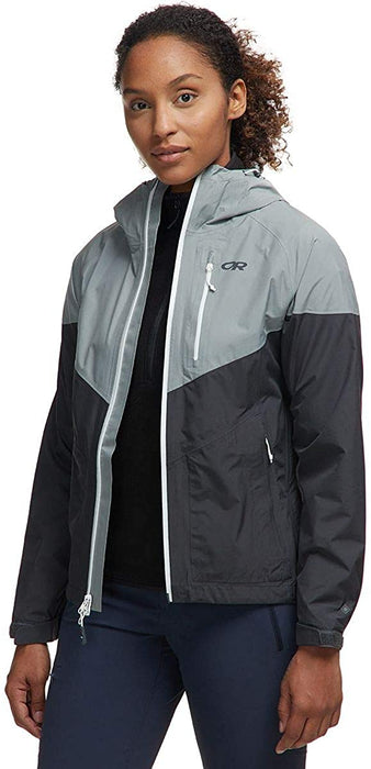 Outdoor Research Women's Aspire Lightweight Hooded Packable Rain Jacket