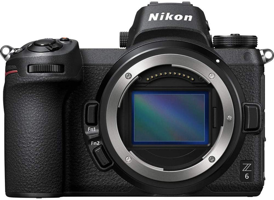 Nikon Z6 24.5MP Mirrorless Digital Camera (Body Only) (1595) USA Model Deluxe Bundle with Sony 64GB XQD Memory Card + Nikon Digital Camera Bag + Corel Editing Software + Extra Battery + Much More