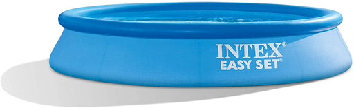 Intex 10 Feet x 24 Inch Easy Set Inflatable Above Ground Pool with Filter, Blue