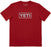 YETI Unisex Logo Badge Short Sleeve T-Shirt, Cardinal, Medium