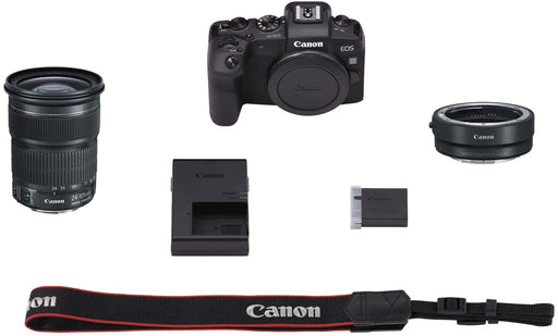 Canon EOS RP Full Frame Mirrorless Vlogging Portable Digital Camera with 26.2MP Full-Frame CMOS Sensor, Wi-Fi , Bluetooth, 4K Video Recording and  3.0” Vari-angle Touch LCD Screen, Body, Black