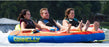 CWB Connelly Triple Threat 3 Person 66x90 Inch Partially Covered Cockpit Style Inflatable Boat Towable Water Inner Tubing Tube