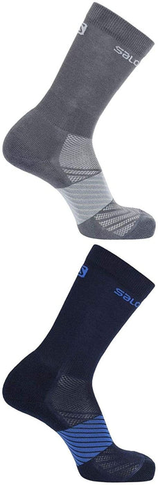 Salomon Standard Socks, Light Grey./Papaya
