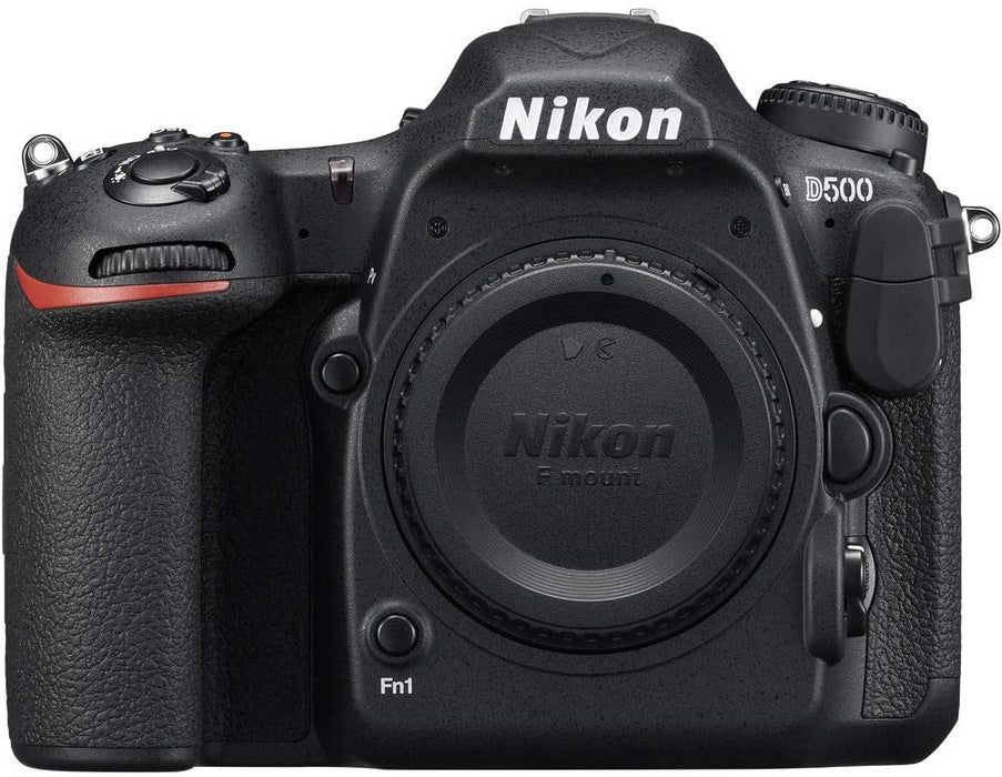 Nikon D500 DSLR Camera (Body Only) (International Model) - 128GB - Case - EN-EL15 Battery - Sony 64GB XQD G Series Memory Card - EF530 ST & 40mm f/1.4 DG HSM Art Lens