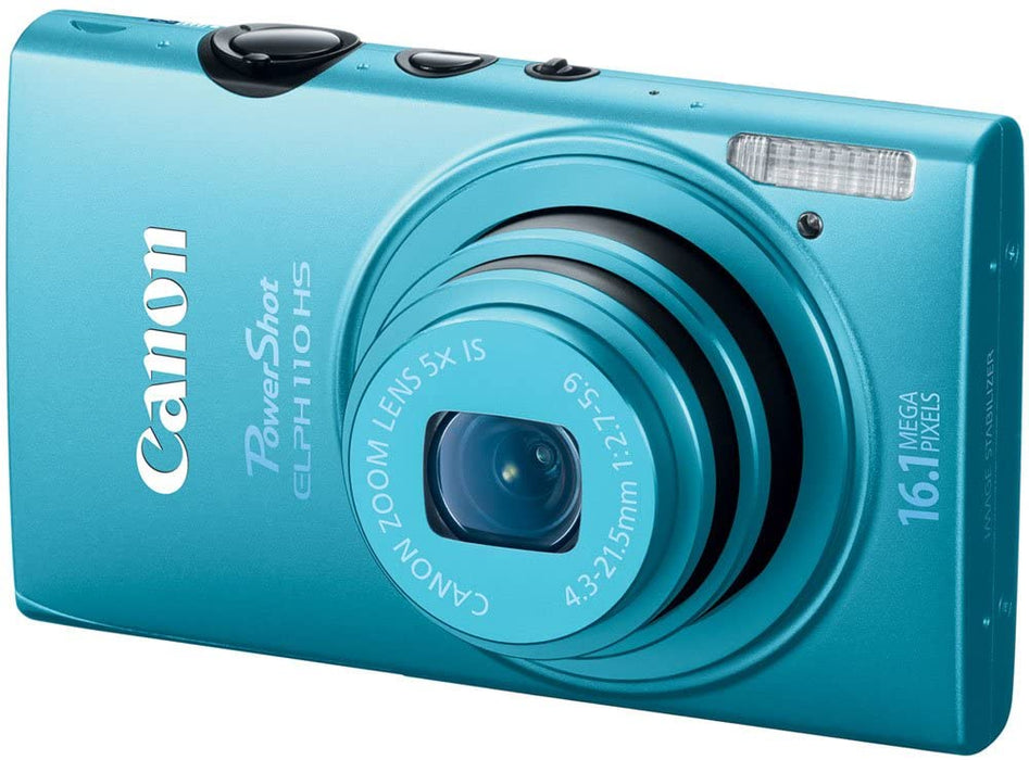Canon PowerShot ELPH 110 HS 16.1 MP CMOS Digital Camera with 5x Optical Image Stabilized Zoom 24mm Wide-Angle Lens and 1080p Full HD Video Recording (Black) (OLD MODEL)