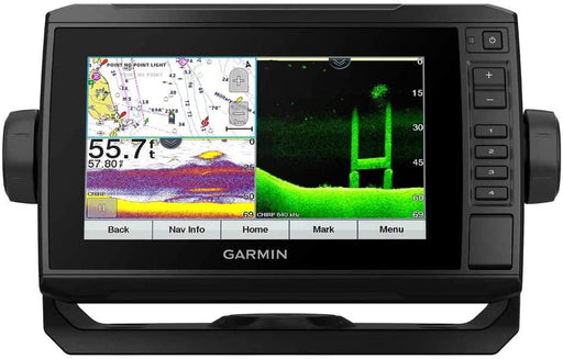 Garmin ECHOMAP UHD 72Cv, 7" Keyed-Assist Touchscreen Chartplotter with Worldwide Basemap and GT24UHD-TM Transducer