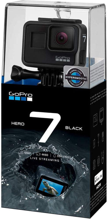 GoPro HERO7 Black - 64GB Memory Card - Card Wallet & Reader - Case - Mounting Kit - Cleaning Kit + More