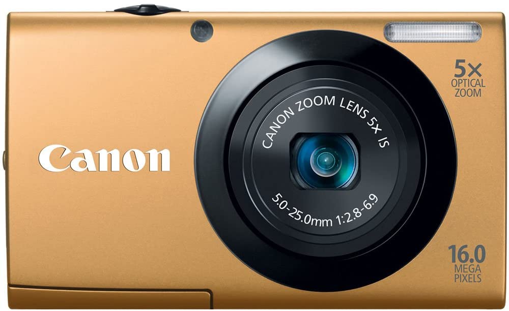 Canon PowerShot A3400 IS 16.0 MP Digital Camera with 5x Optical Image Stabilized Zoom 28mm Wide-Angle Lens with 720p HD Video Recording and 3.0-Inch Touch Panel LCD (Black)