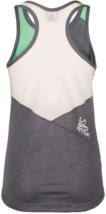 La Sportiva Earn Tank - Women's Slate/Jade Green Large