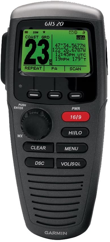 Garmin GHS 20 Remote Handset, Black 010-11189-11