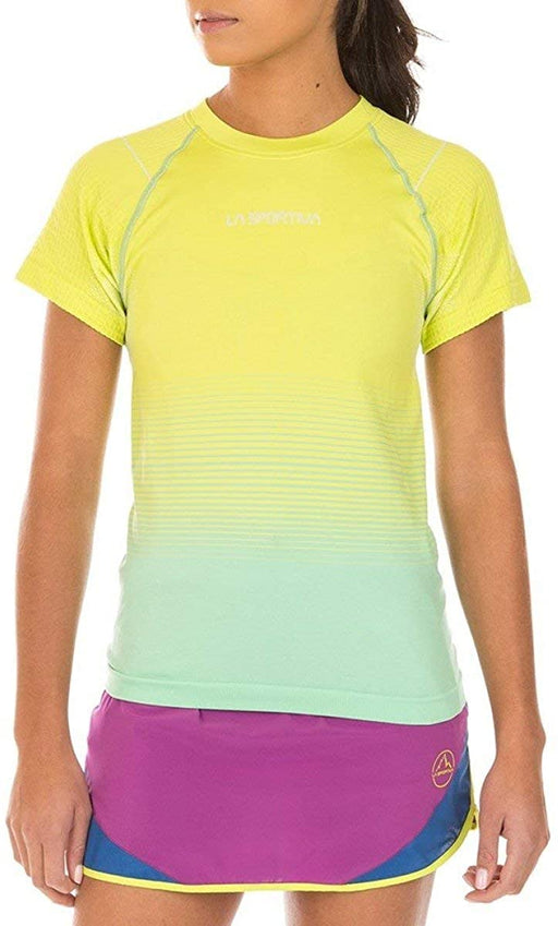 La Sportiva Medea T-Shirt - Women's, Jade Green/Apple Green, Medium, K51-704705-M
