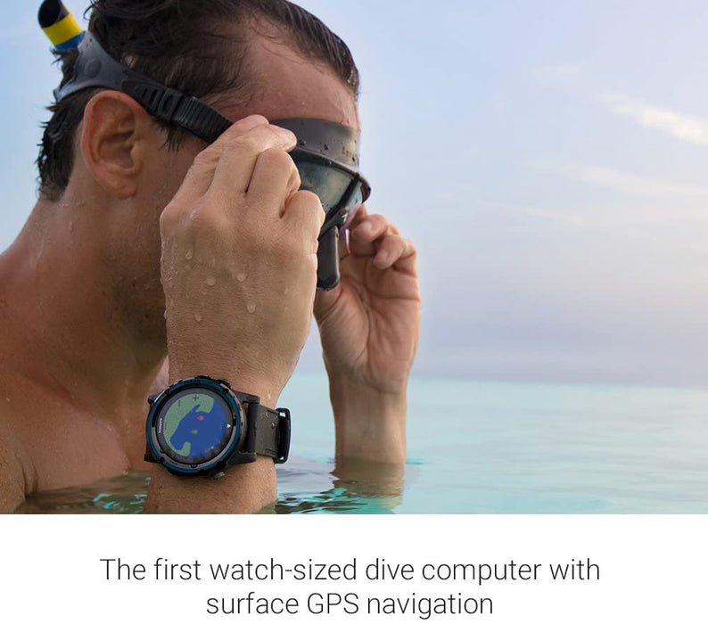 Garmin Descent Mk1, Watch-Sized Dive Computer with Surface GPS, Includes Fitness Features