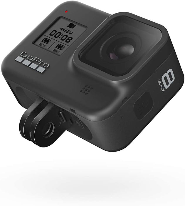 GoPro HERO8 Black - Waterproof Action Camera with Touch Screen 4K Ultra HD Video 12MP Photos 1080p Live Streaming Stabilization