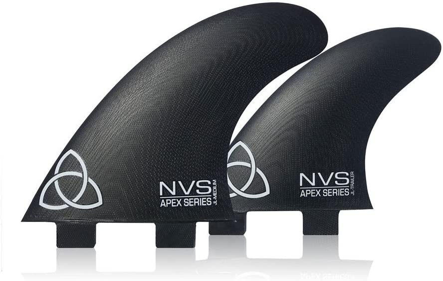 Naked Viking Surf NVS: Medium JL Quad Surfboard Fins (Set of 4) FCS & Futures